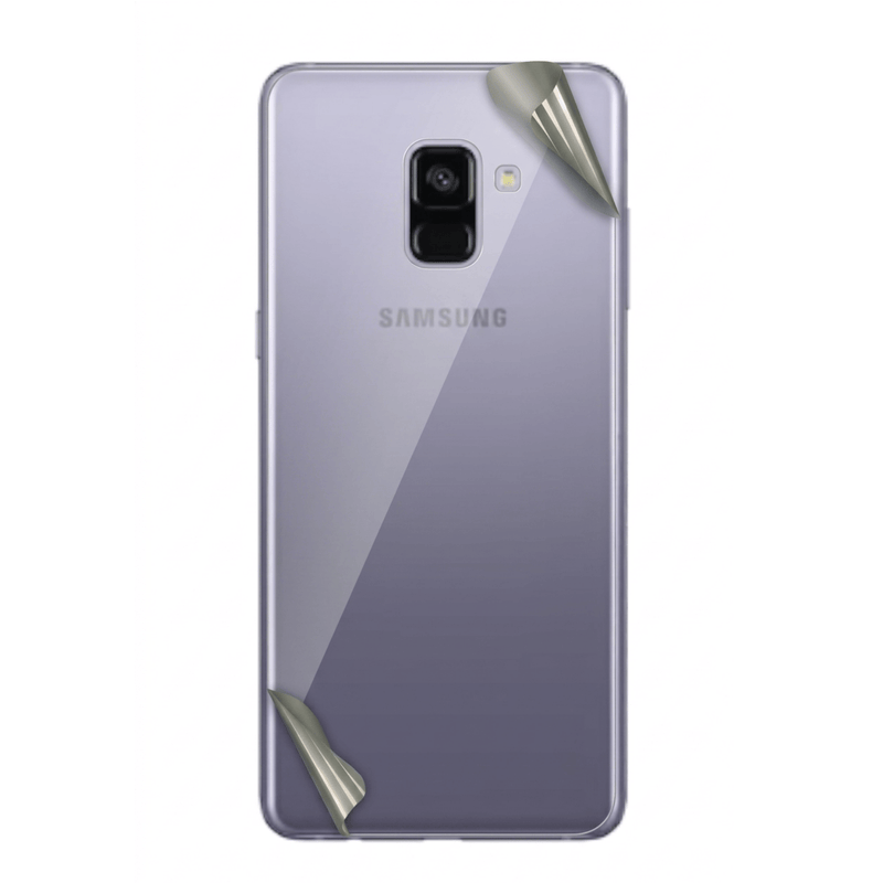 9eight5 Mobile Phone Accessories Back Hydrogel Protector for Samsung Galaxy A8 Plus (Pack of 2) Back Hydrogel Protector for Samsung Galaxy A8 Plus (Pack of 2)