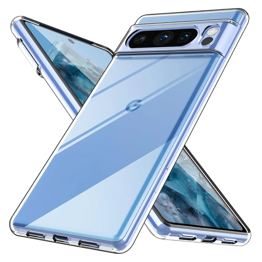 Silicone Case for Google Pixel 8 pro (clear) by 9eight5