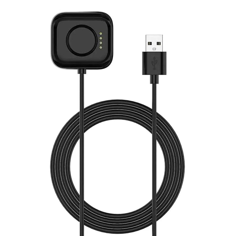 USB-A Charger for OPPO Watch (41mm / 46mm / SE / Free) (Black) 1m by That Watch Shop