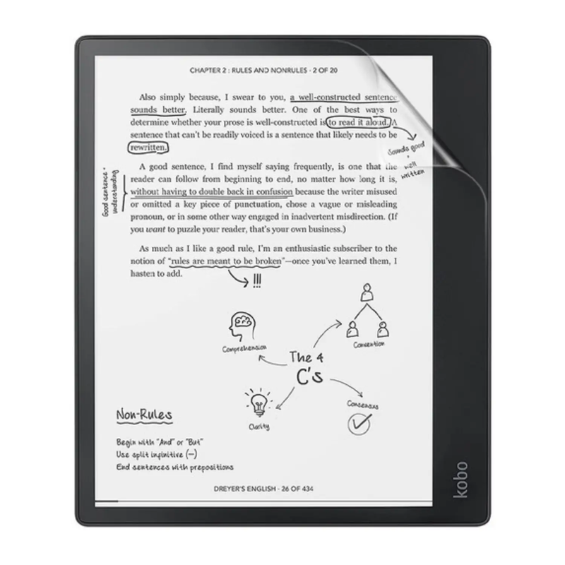 Hydrogel Screen Protector for Kobo Elipsa by 9eight5