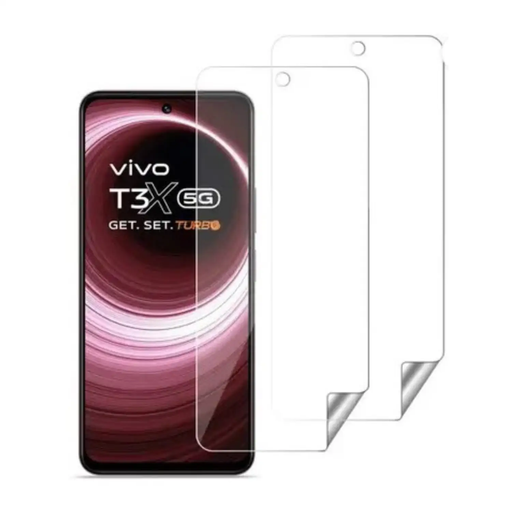 Hydrogel Screen Protector for Vivo T3x 5G (Pack of 2) by 9eight5