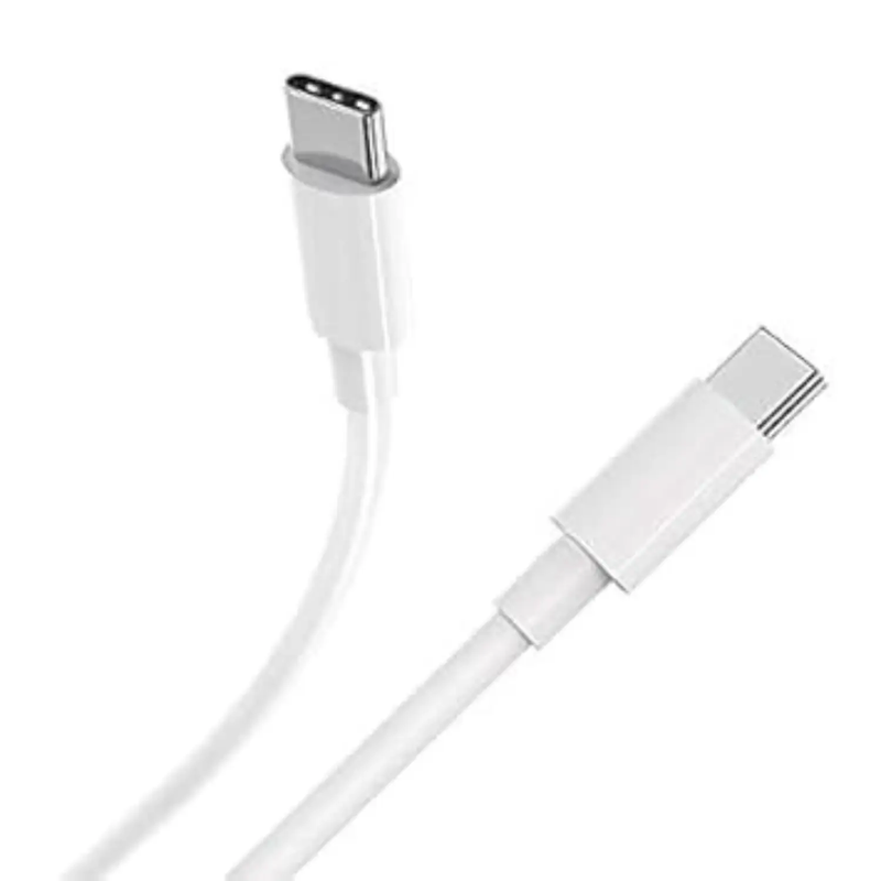 Charger Cable for Xiaomi Phones USB-C to USB-C (White) 1m by 9eight5