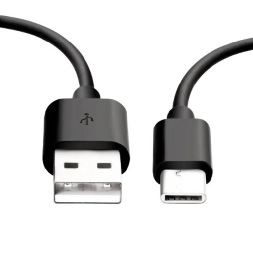USB-A to USB-C Charger Cable for HTC Phones (Black) 1m by 9eight5