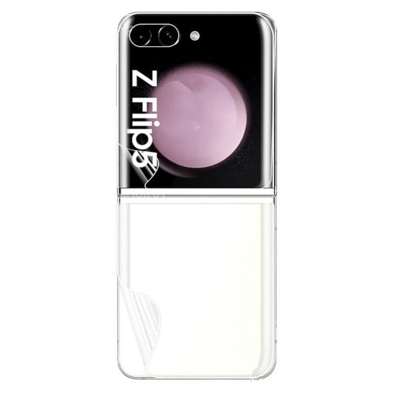 9eight5 Mobile Phone Accessories Back Hydrogel Protector for Samsung Galaxy Z Flip5 (Pack of 2) Back Hydrogel Protector for Samsung Galaxy Z Flip5 (Pack of 2)