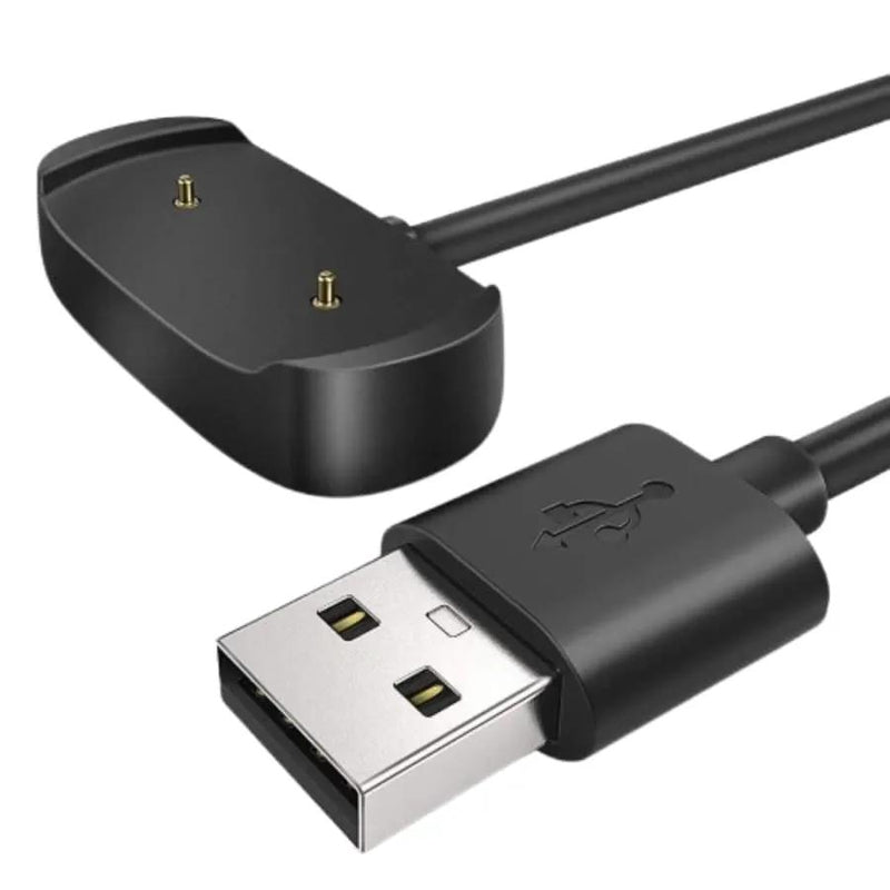 USB-A Magnetic Charger Cable for Amazfit Watch (GTR2/GTS2/Bip U/Bip 3 & More) (Black) 1m by That Watch Shop