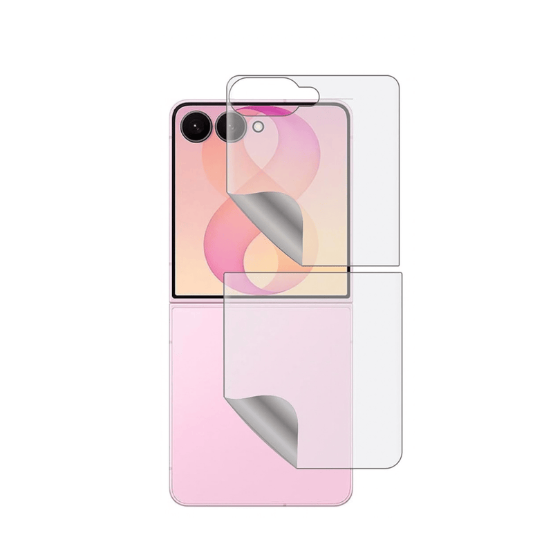 9eight5 Mobile Phone Accessories Back Hydrogel Protector for Samsung Galaxy Z Flip8 (Pack of 2) Back Hydrogel Protector for Samsung Galaxy Z Flip8 (Pack of 2)