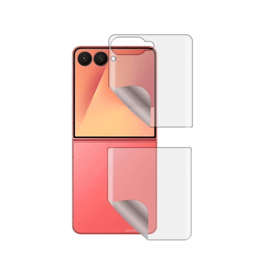 9eight5 Mobile Phone Accessories Back Hydrogel Protector For Samsung Galaxy Z Flip7 Pack Of 2 Back Hydrogel Protector For Samsung Galaxy Z Flip7 Pack Of 2