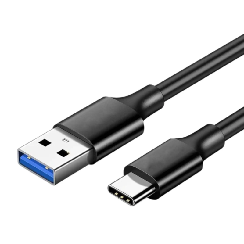 Charger Cable for Oppo Phones USB-A to USB-C (Black) 1m by 9eight5