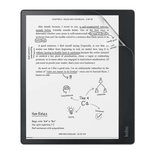 Hydrogel Screen Protector for Kobo Elipsa (Pack of 2) by 9eight5