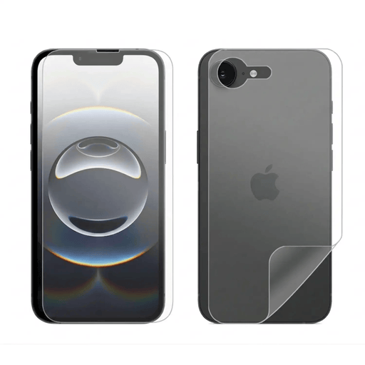 9eight5 Screen protector Hydrogel Screen Protector for iPhone 16e (Screen & Back) 9eight5 Hydrogel Screen Protector For iPhone 16e