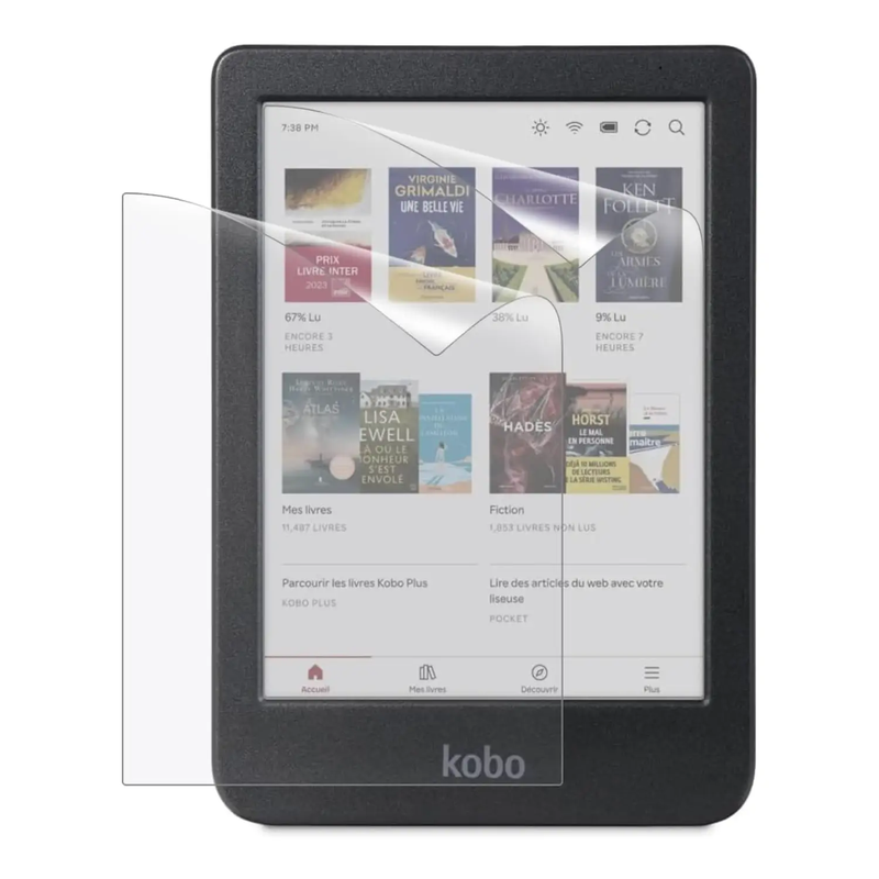 Hydrogel Screen Protector for Kobo Clara Colour (Pack of 2) by 9eight5