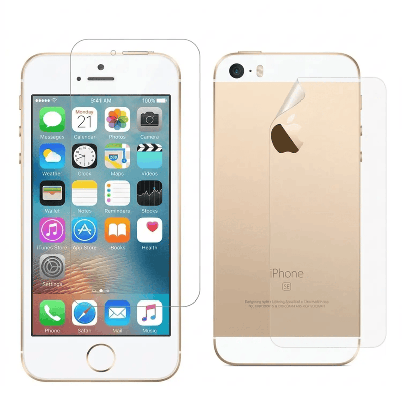 9eight5 Screen protector Hydrogel Screen Protector for iPhone SE (Screen & Back) 9eight5 Hydrogel Screen Back Protector For iPhone SE