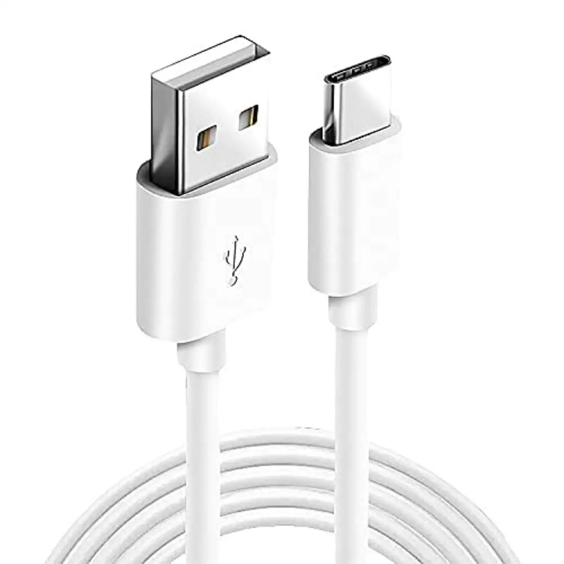 Charger Cable for Oppo Phones USB-A to USB-C (White) 1m by 9eight5
