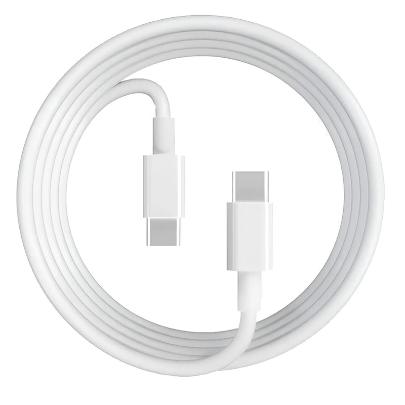 USB-C to USB-C Charger Cable for Vivo Phones (White) 1m by 9eight5