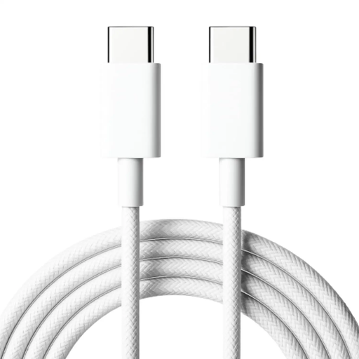 USB-C to USB-C Charger Cable for OnePlus Phones (White) 1m by 9eight5