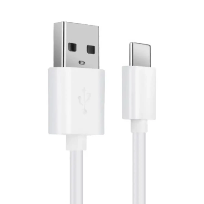 Charger Cable for Motorola Phones USB-A to USB-C (White) 1m by 9eight5