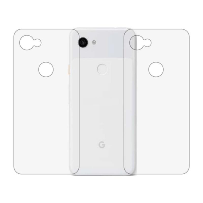 9eight5 Mobile Phone Accessories Back Hydrogel Protector for Google Pixel 3a (Pack of 2) Back Hydrogel Protector for Google Pixel 3a (Pack of 2)