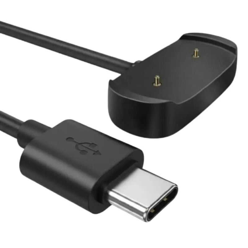 USB-C Magnetic Charger Cable for Amazfit GTR 42mm / GTR 47mm / GTS / T-Rex (Black) 1m by That Watch Shop