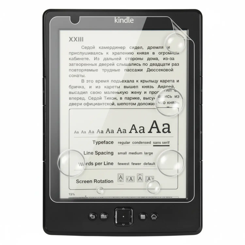 Hydrogel Screen Protector for Kindle 5 by 9eight5