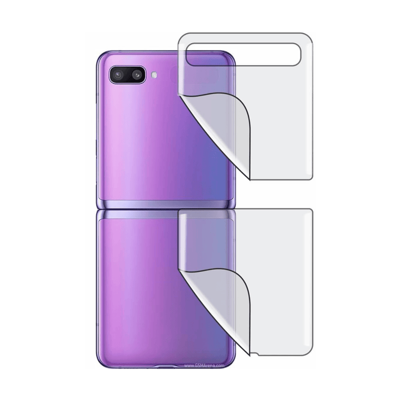 9eight5 Mobile Phone Accessories Galaxy Z Flip Back Hydrogel Protector Pack Of Two Premium Galaxy Z Flip Back Hydrogel Protector Pack Two