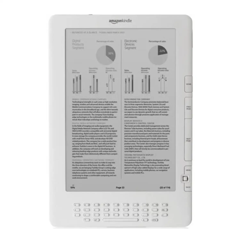 Hydrogel Screen Protector for Kindle DX by 9eight5