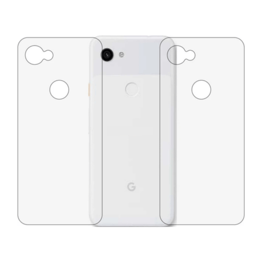 9eight5 Mobile Phone Accessories Back Hydrogel Protector for Google Pixel 3a Back Hydrogel Protector for Google Pixel 3a