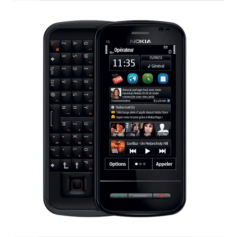 Hydrogel Screen Protector for Nokia C6 by 9eight5