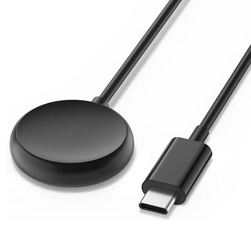 USB-C Magnetic Charger Cable Google Pixel Watch 1st Gen (Black) 1m by That Watch Shop