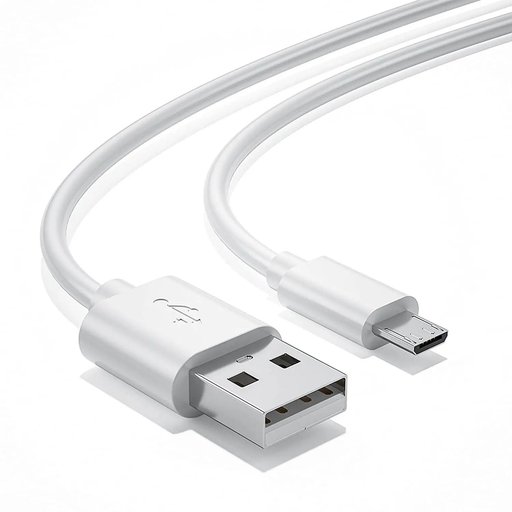USB-A to Micro-USB Charger Cable for HTC Phones (White) 1m by 9eight5