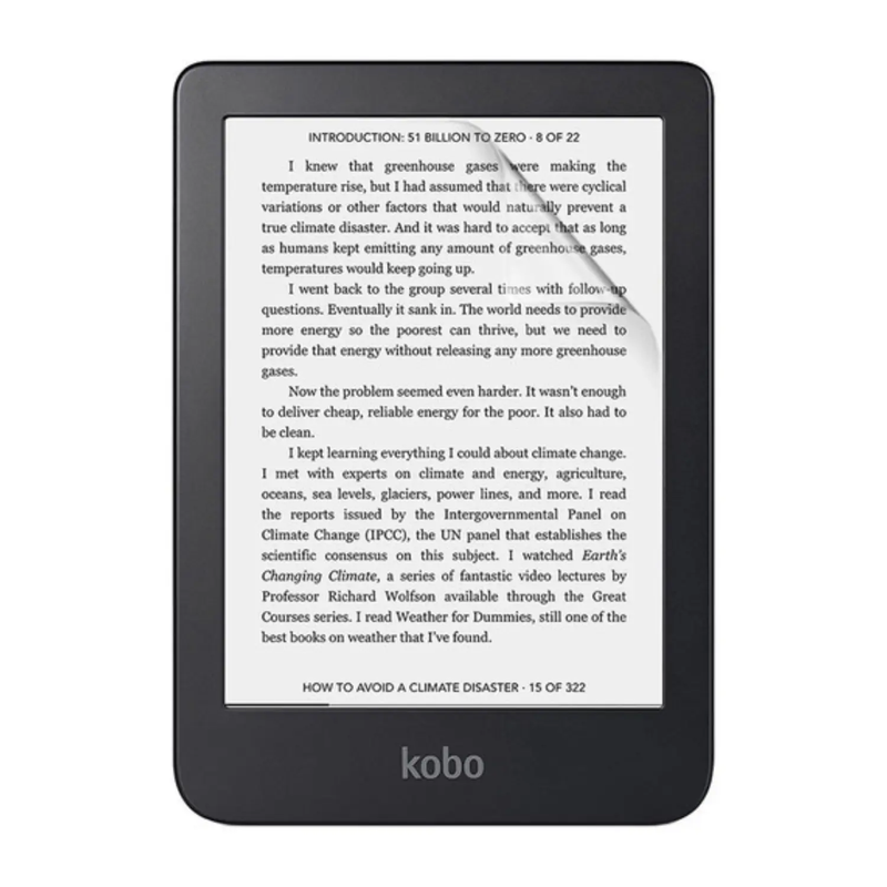Hydrogel Screen Protector for Kobo Clara 2E by 9eight5