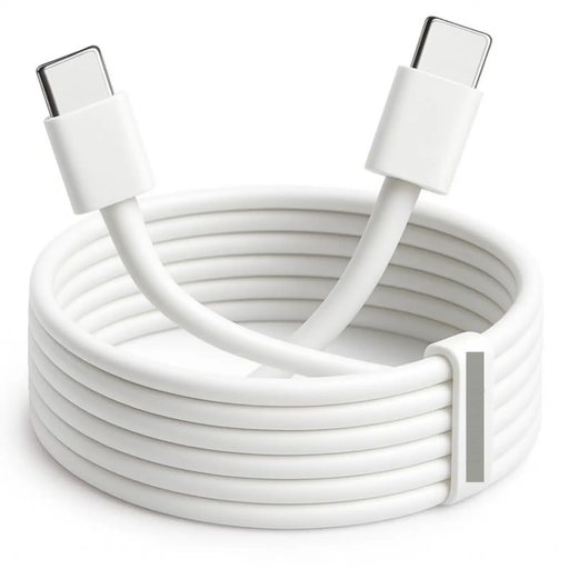 USB-C to USB-C Charger Cable for POCO Phones (White) 1m by 9eight5