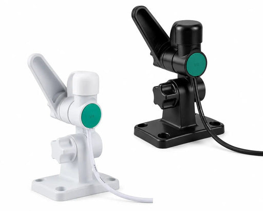 ASM VHF Marine Radio Double Swivel Base + Lead (Fits MDW Series Whips) Double Swivel Base + Lead (Fits MDW Series Whips)