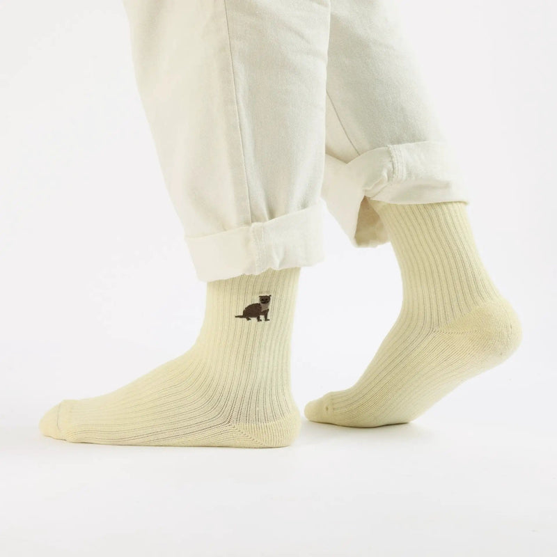 Barekind NZ Socks Save the Otter Ribbed Bamboo Socks Save the Otter Ribbed Bamboo Socks
