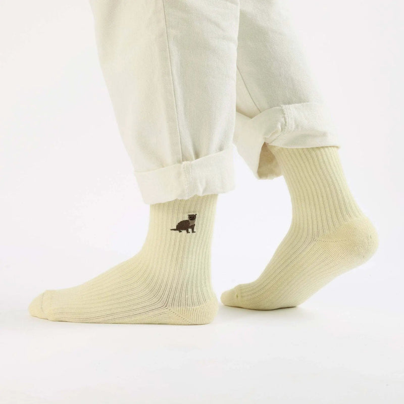 Save the Otter Ribbed Bamboo Socks by Barekind NZ