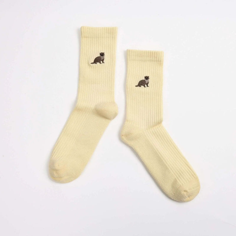 Save the Otter Ribbed Bamboo Socks by Barekind NZ