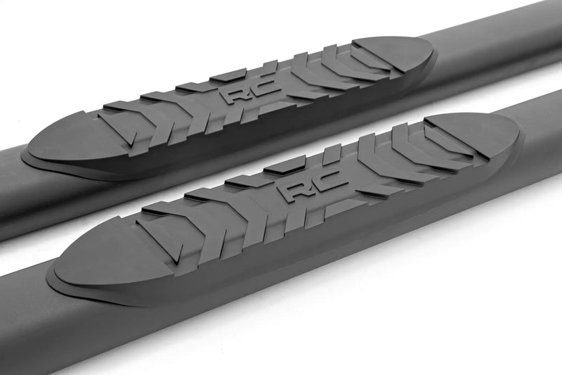 Oval Nerf Step Crew Cab Black Ram 1500 (19-26)/1500 TRX (21-24) by Magwarehouse.com