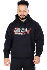 Oversized Frost Hoodie Black by Fuaark Nz