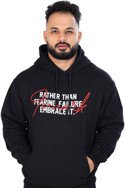 Oversized Frost Hoodie Black by Fuaark Nz