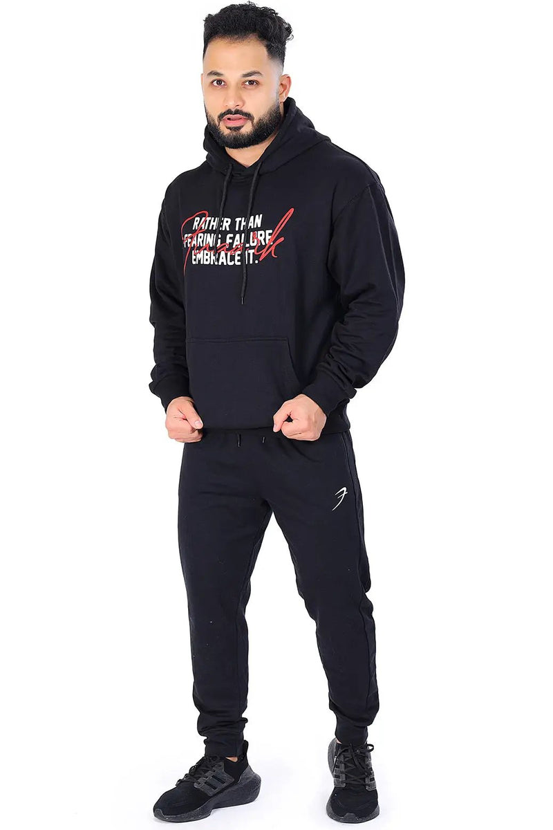 Oversized Frost Hoodie Black by Fuaark Nz