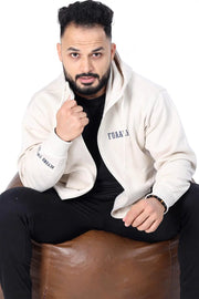 Oversized Frost Jacket Beige by Fuaark Nz