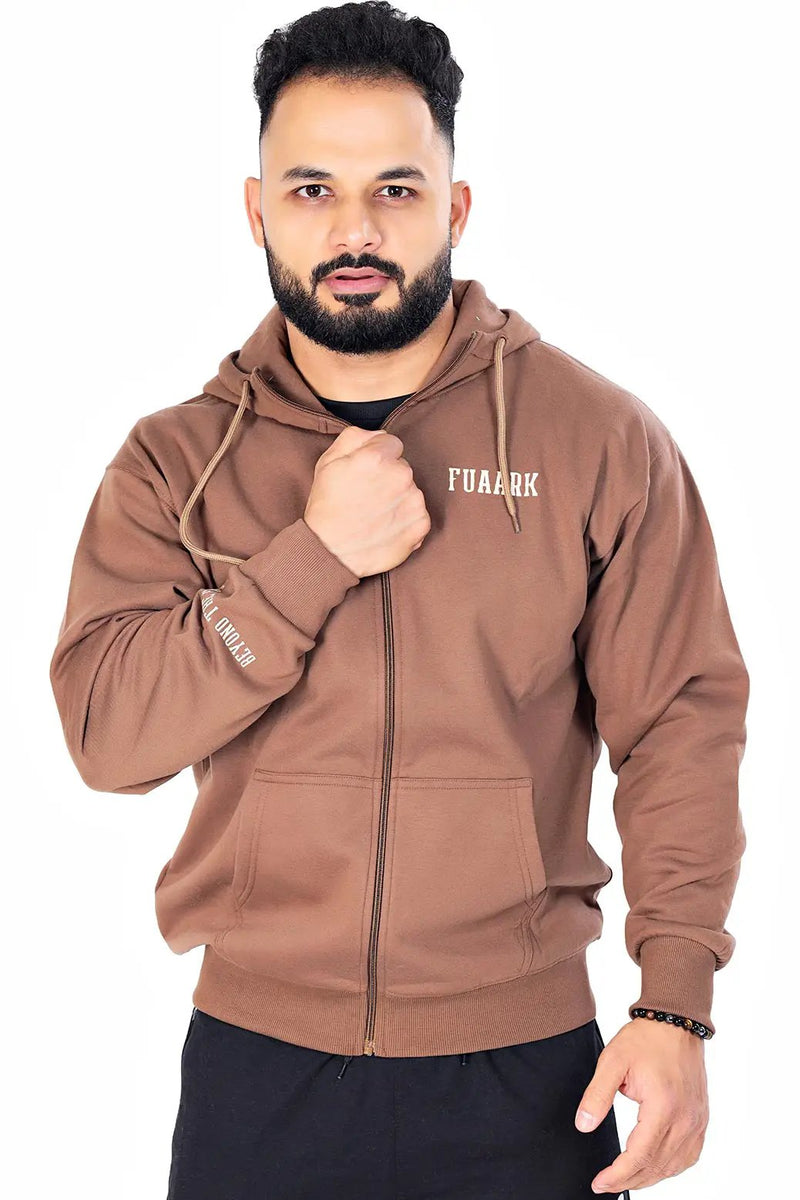 Oversized Frost Jacket Coffee by Fuaark Nz