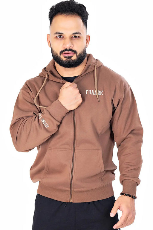 Oversized Frost Jacket Coffee by Fuaark Nz