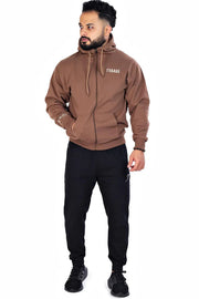 Oversized Frost Jacket Coffee by Fuaark Nz
