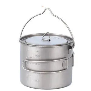 Folding Thickened Camping Pot with Two Handles by Mead's Supply & Equipment Outfitters limited