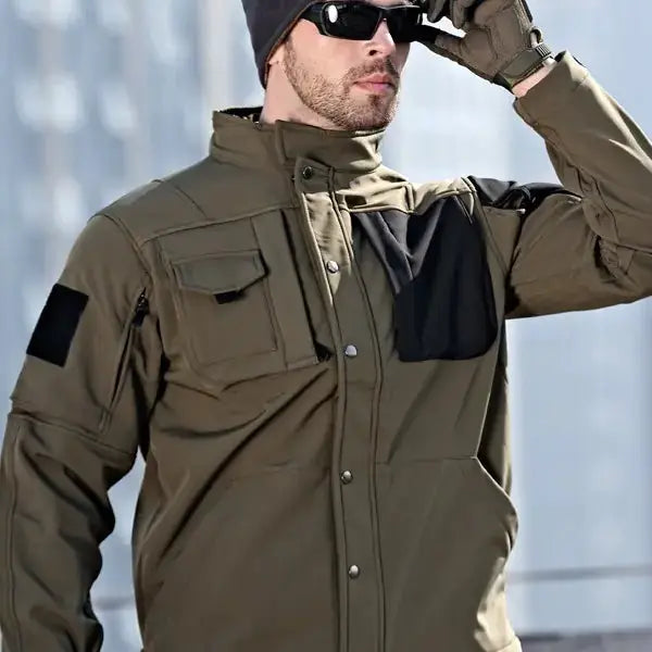 Rhino 2.0 Tactical Softshell Jacket for Men by Mead's Supply & Equipment Outfitters limited