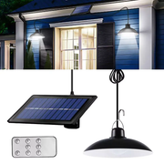 Solar Powered Hanging Pendant Light Garden Outdoor Patio Shed LED Lamp Lighting by salelink.co.nz