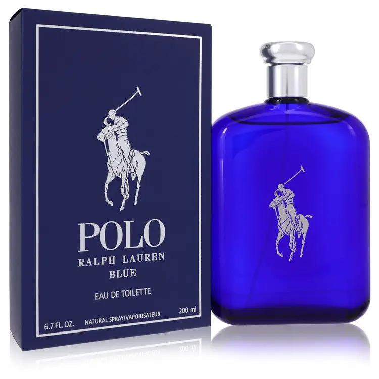Polo Blue Eau De Toilette Spray by Ralph Lauren 200 ml by Brands HD