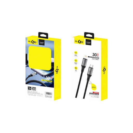 Frankly Cotton PD30W Fast Charge Type-C to iOS Cable by Nest & Stem Homewares