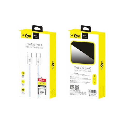 Frankly Cotton PD 60W Fast Charge Type-C to Type-C Cable by Nest & Stem Homewares