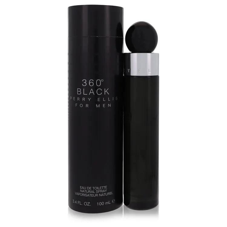 Perry Ellis 360 Black Eau De Toilette Spray by Perry Ellis 100 ml by Brands HD